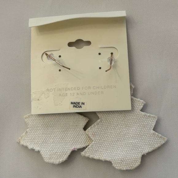 NEW Bundle 2 prs Beaded Earrings Christmas Tree and New Years - Picture 4 of 7